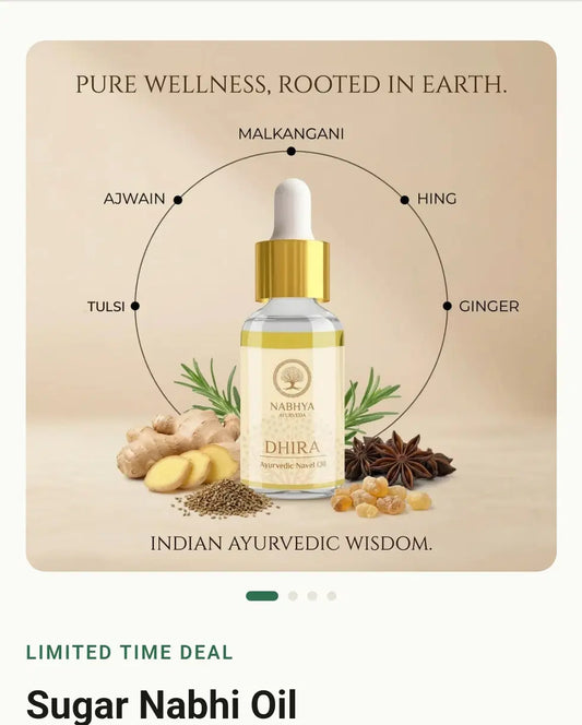 Ayurvedic Sugar Nabhi Oil (Buy 1 Get 1 Free)
