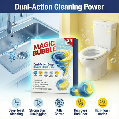 Magic Bubble Cleaning Tablets | 🔥BUY 1 GET 1 FREE🔥